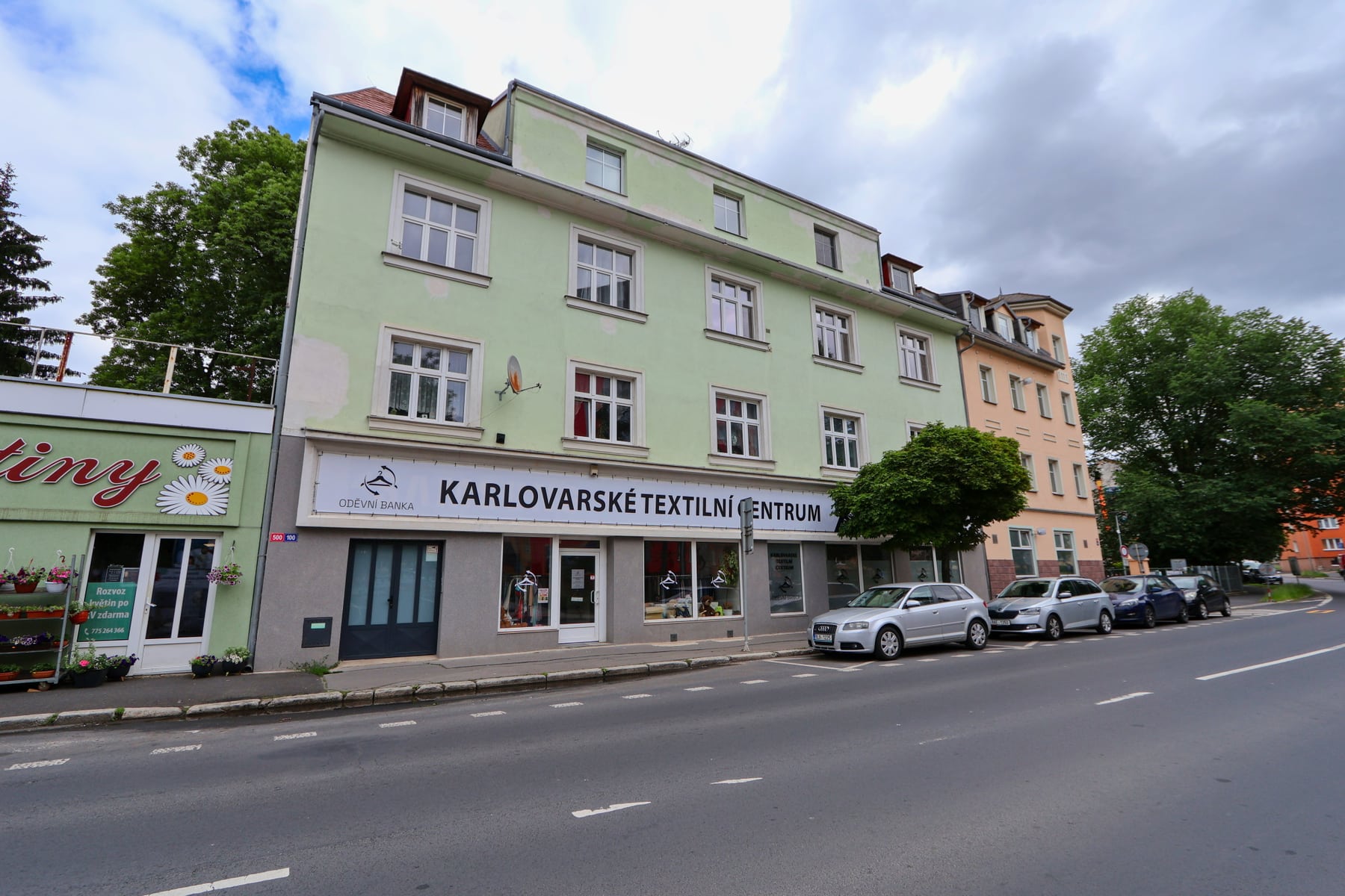 Budova Karlovarského textilního centra ve Staré Roli